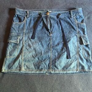 Denim Blue Skirt